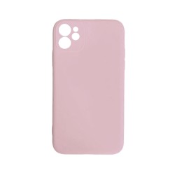Capa de Silicone Mole para Apple iPhone 12 Rosa Capa de Silicone Mole para Apple iPhone 12 Rosa